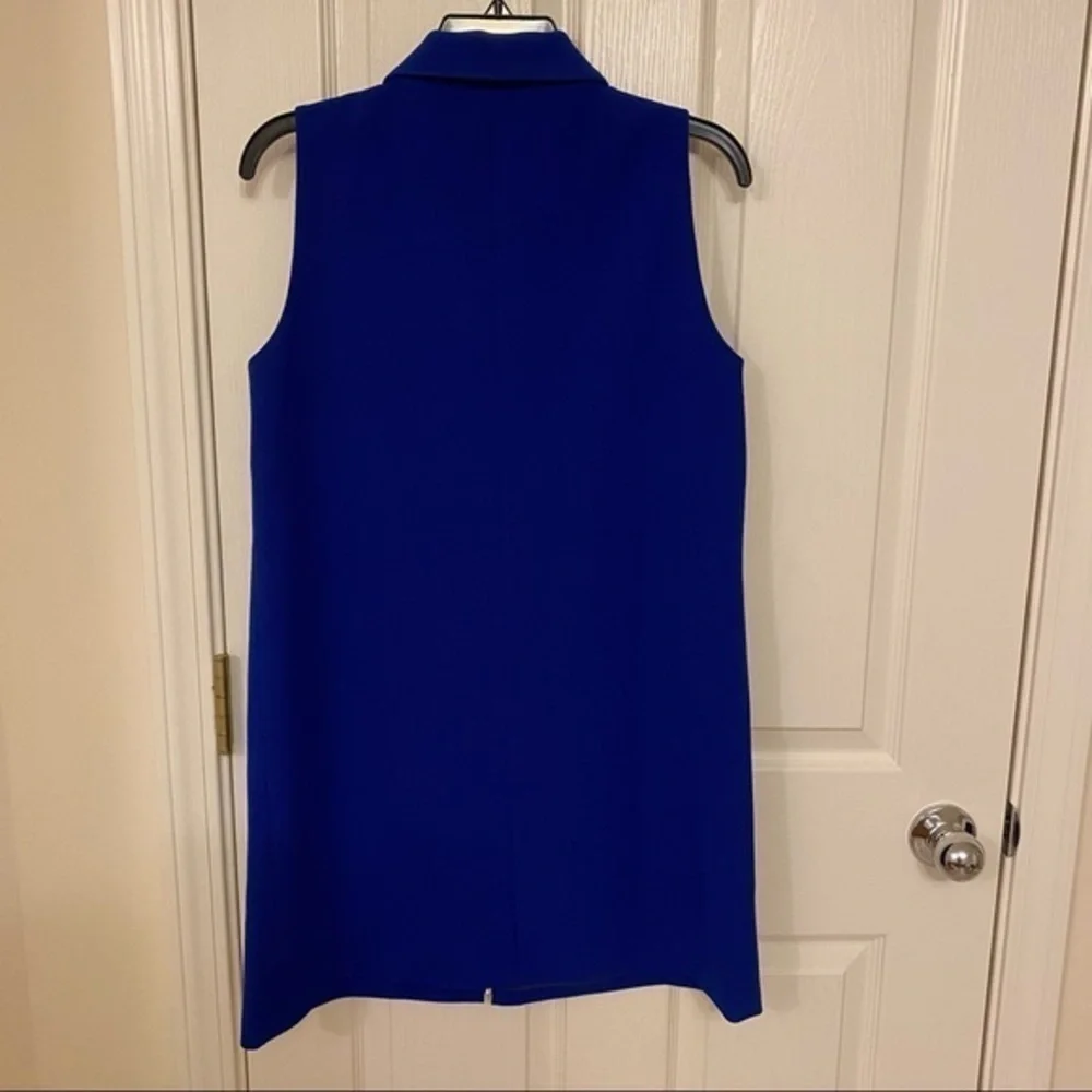 TED BAKER LONDON 60s A-Line Shift Minidress in Blue Size US 0-2 / Ted Size 1 - Picture 6 of 11